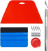 DIY Vinyl Film Tool Kit, Squeegee Craft Cutter with Replaceable Blades, Tape Measure for Wallpaper Window Tint