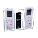 Clear Acrylic Wall Mounted Remote Control Holder and Media Organizer