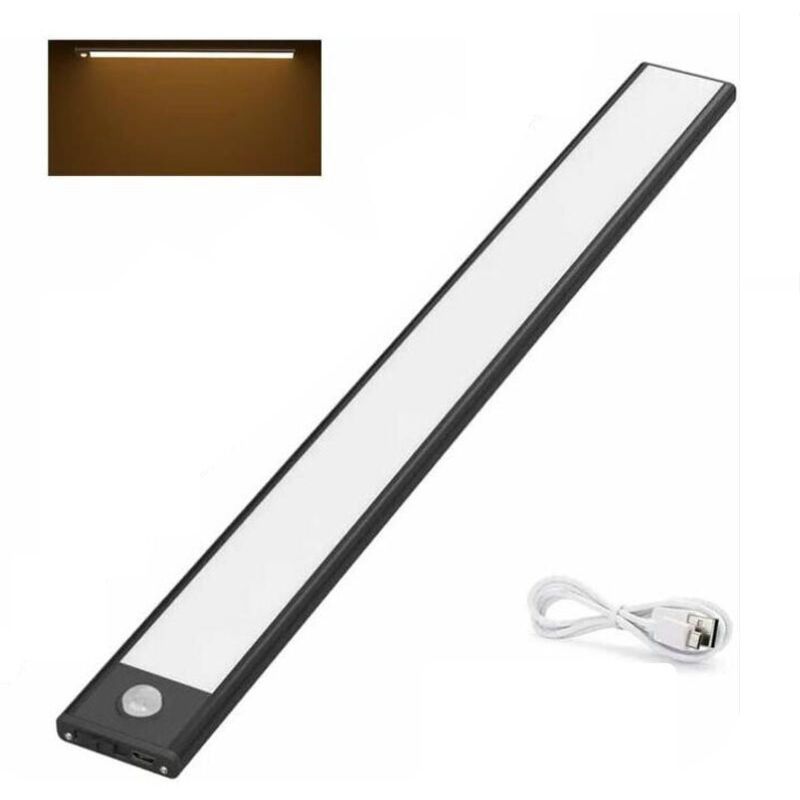 1 Piece LED Cupboard Lamp 3000K 220V Black