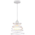 Vintage Metal Cage Pendant Light E27 Retro Industrial Ceiling Light White