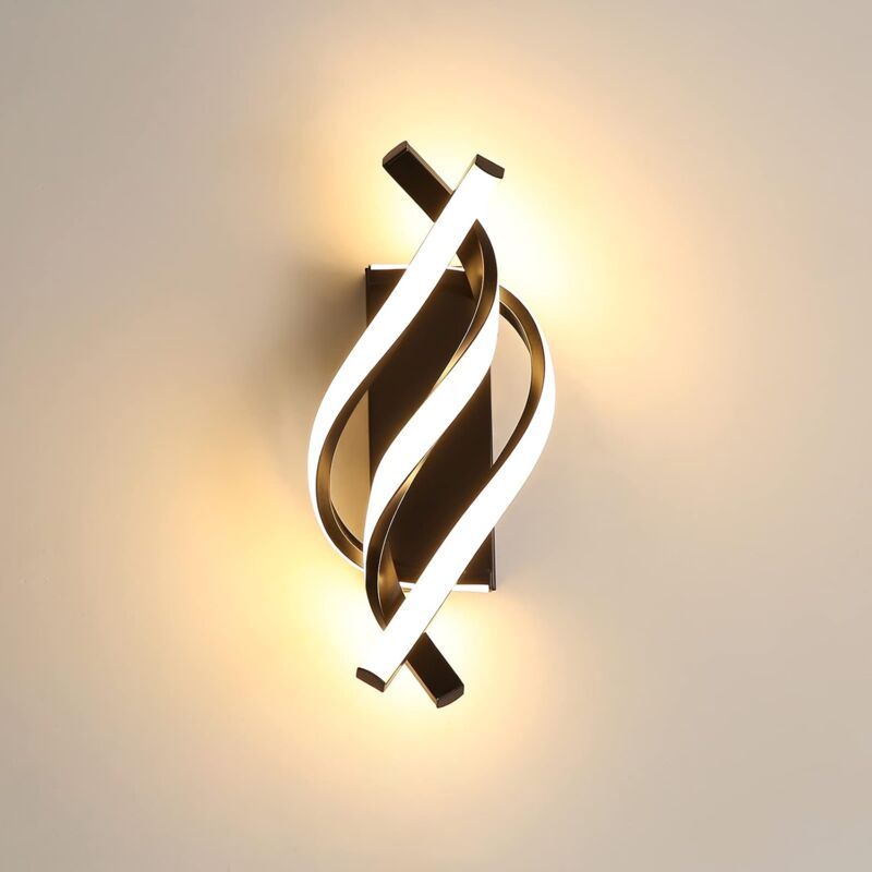 22W LED Wall Light Indoor Modern Metal Wall Lamp 1440LM for Bedroom Corridor Stairs