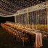 600 LED Waterproof Curtain Fairy Lights 8 Modes Warm White, 6 x 3 m