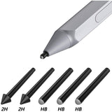 5 Pcs Original HB Surface Pen Replacement Tips Compatible with Surface Pro 2017 Model 1776 and Surface Pro 4 Black