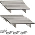 20 Pcs Stainless Steel Kitchen Cabinet Cupboard Door Handles, 160 mm Hole Center