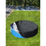 Round Waterproof Swimming Pool Spa Protective Cover, 162 x 30 cm