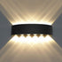 12W Warm White LED Wall Light Waterproof Up Down Aluminum Wall Lamp Indoor Outdoor