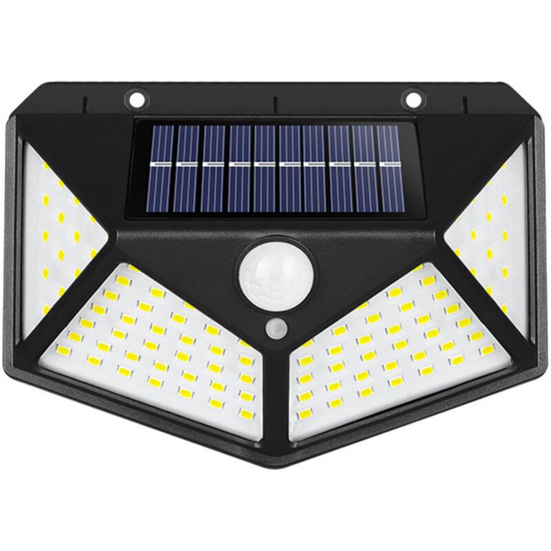 1 Pack Outdoor Solar Light 100 LEDs Motion Sensor Waterproof 1200mAh for Garden