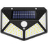 1 Pack Outdoor Solar Light 100 LEDs Motion Sensor Waterproof 1200mAh for Garden