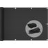 Black HDPE Balcony Privacy Screen 200g m2 with Cable Ties and Cords, 500 x 90 cm