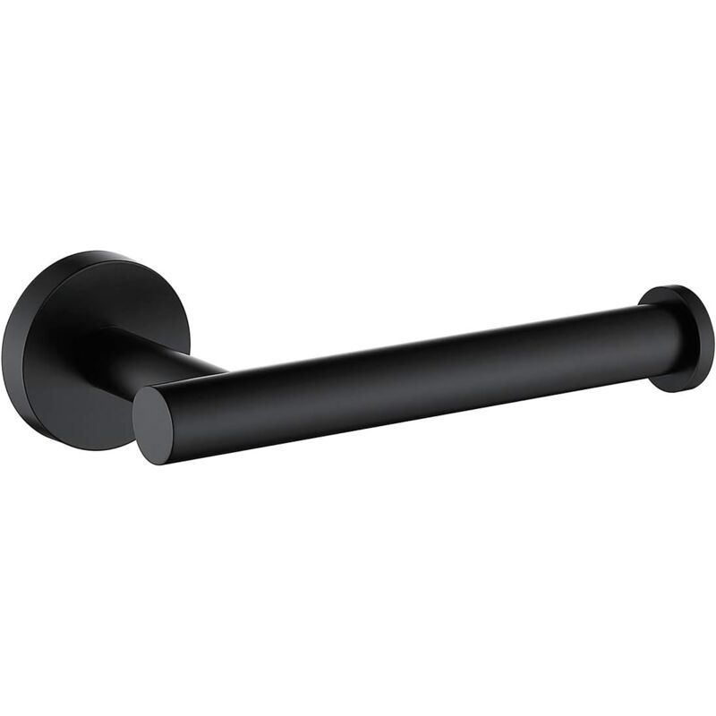 Black SUS304 Stainless Steel Wall Mounted Toilet Paper Holder for Bathroom