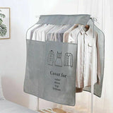 Gray Universal Dustproof Clothing Cover, 90 x 110 cm