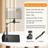 Hidden No-Drill Projector Stand, Sofa Bed Gap Floor Projector Mount with Adjustable Height, for Bedroom Home Theater