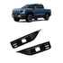 BYD Shark 6 Side Fender Parking Light Decorative Covers | 3 Surface Finishes Available: Black, Chrome, Carbon Fiber Truck Exterior Decorative Covers (Black)