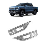 BYD Shark 6 Side Fender Parking Light Decorative Covers | 3 Surface Finishes Available: Black, Chrome, Carbon Fiber Truck Exterior Decorative Covers (Chrome)