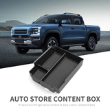 Custom ABS Armrest Storage Organizer Tray Fit BYD Shark Pickup, Anti Slip Center Console Insert Box