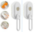 2 Piece Pet Steam Brush Set 3 in 1 Electric Spray Hair Removal Comb, White, USB