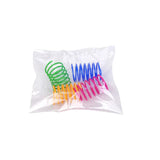 12 Pack Plastic Spring Cat Toy Interactive Play Ball