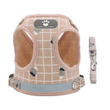 Small Dog Harness Vest Breathable Mesh Puppy Vest, Red, M