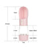 Pet Water Bottle with Integrated Feeder, Pink