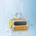 Pet Travel Bag Soft Sided Mesh Carrier Breathable Collapsible, Yellow