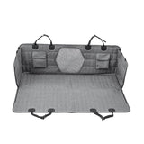 Pet Car Seat Cover Mat Water and Stain Resistant, Light Gray, Fits L to XL, 137 x 147 cm