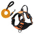 Reflective Pet Vest, Dog Harness, No Pull, Breathable, 1.5-meter tow rope - Orange, XL