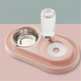Automatic Dog Water Refill Bowl, Model A, Pink