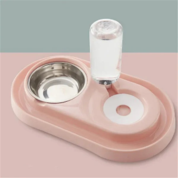 Automatic Dog Water Refill Bowl, Model A, Pink