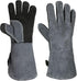 Leather Oven Mitts Heat Resistant up to 500C - Non-Slip Cooking Gloves for Grilling, Baking & Blacksmithing