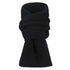 Warm Winter Scarf - Unisex - Solid Color Warm Knitted Winter Scarf - Ribbed Knit Scarf - Black