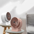 Desktop Warm Air Circulation Heater Quiet Adjustable Angle Space Heater
