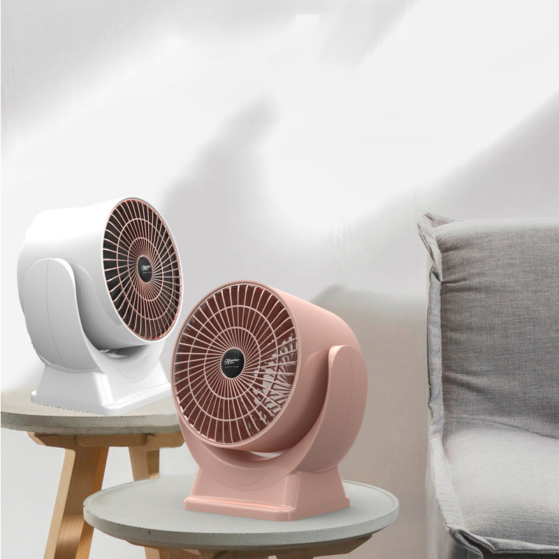 Desktop Warm Air Circulation Heater Quiet Adjustable Angle Space Heater