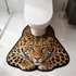 U Shaped Toilet Mat Quick Dry Diatomite Chow Chow, 15.75 x 19.69 in