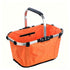 Foldable Picnic Basket Aluminum Frame Waterproof 600D Oxford Orange
