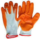 General Purpose Work Gloves with Rubber Grip, Non-Slip Safety Coated Gloves
