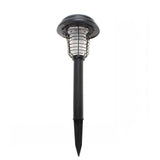 Solar Mosquito Killer Lamp, Wireless Rechargeable Outdoor Bug Zapper, 1 Piece, Black