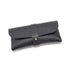 3-Piece PU Leather Eyeglass Case Set, Soft Protective Pouches for Sunglasses and Reading Glasses, Black