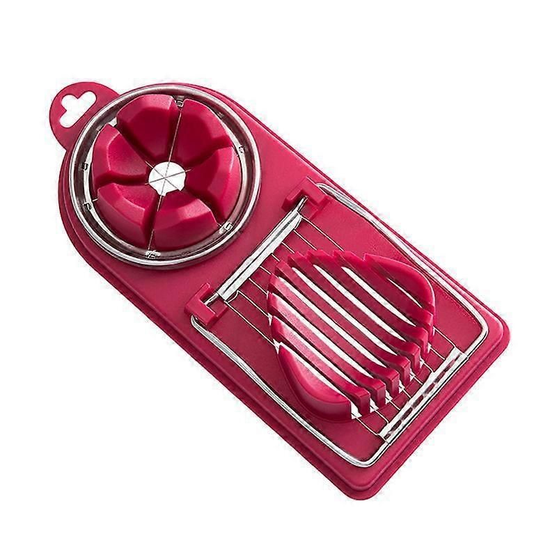 Egg Cutter Kitchen Tool, Manual Slicer for Hard-Boiled Eggs
