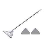 Adjustable Triangle Cleaning Mop with 119 cm Handle, Rotating Head Wall Window and Ceiling Cleaner