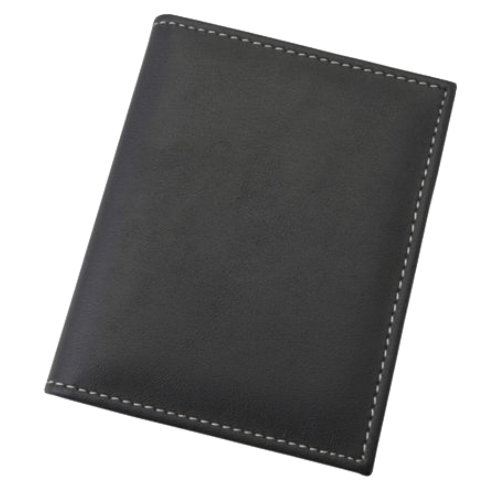 Crazy Horse Leather Passport Wallet with AirTag Holder, RFID Travel Document Organizer