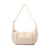Large Nylon Crossbody Hobo Bag for Women, Lightweight Water-Resistant Shoulder Bag, Beige