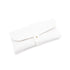 White PU Leather Eyeglass Case, Soft Protective Pouch for Sunglasses and Reading Glasses
