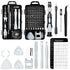 122-in-1 Precision Screwdriver Tool Kit for Electronics, Watches and DIY Repair, Gray