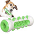 Tough Dog Chew Toy for Aggressive Chewers, Rubber Squeaky Toothbrush Toy, Green