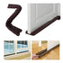 Double-Sided Draft Stopper for Doors, Snake Door Draft Guard and Weather Seal