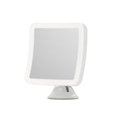 10X Magnifying Makeup Mirror with LED Light, Rotating Cordless Suction Cup Mirror