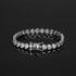 Heart Tennis Bracelet for Women with Micro-Paved Zirconia, 7 Inch Silver Bracelet