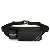 Water-Resistant Running Waist Pack with Bottle Holder, Adjustable Fitness Belt