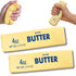 2-Pack Butter Stick Squishy Set, Soft Slow-Rise Squeeze Desk Accessories, Yellow