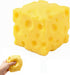 Yellow Cheese Squishy, 5 cm Slow-Rise Squeeze Item